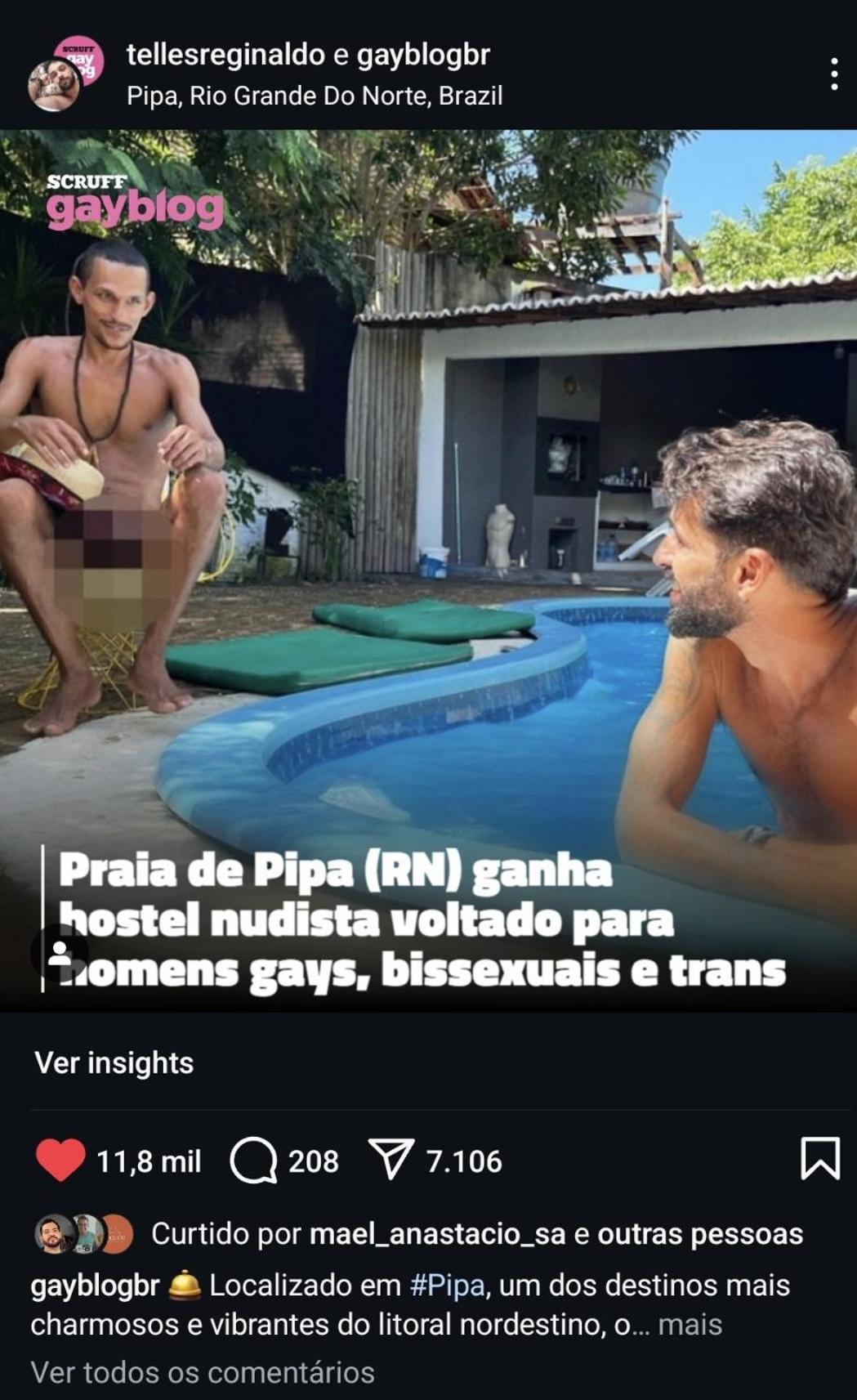 Pelados Beach Hostel Praia de Pipa Екстер'єр фото